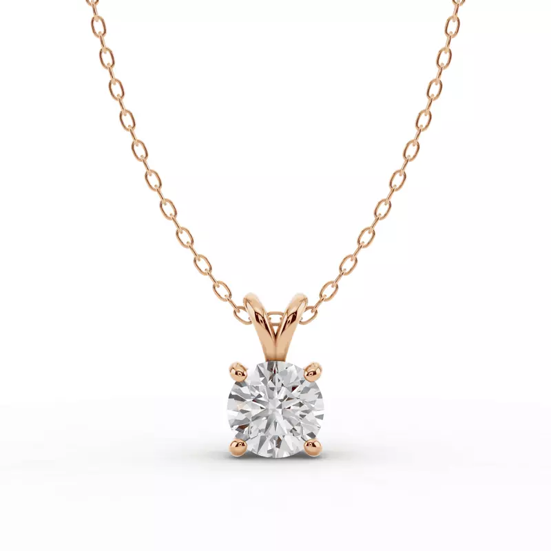 Split Bail Diamond Solitaire Necklace (1.50 ct.)