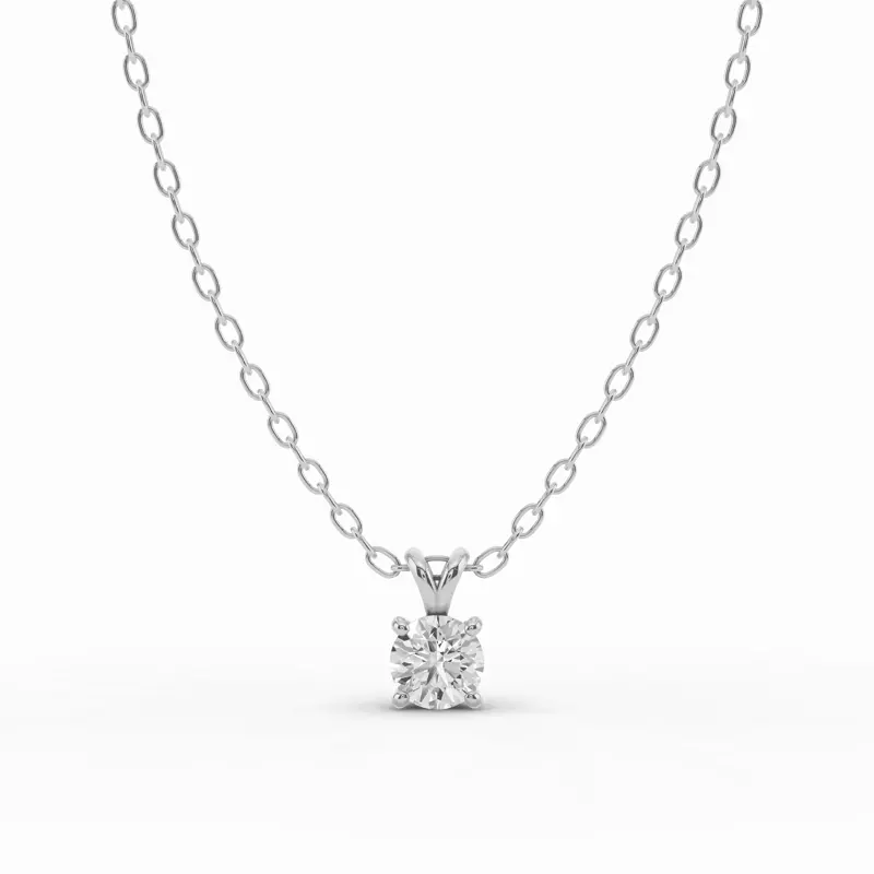 Split Bail Diamond Solitaire Necklace (¼ ct.)