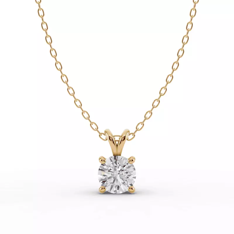 Split Bail Diamond Solitaire Necklace (1.00 ct.)