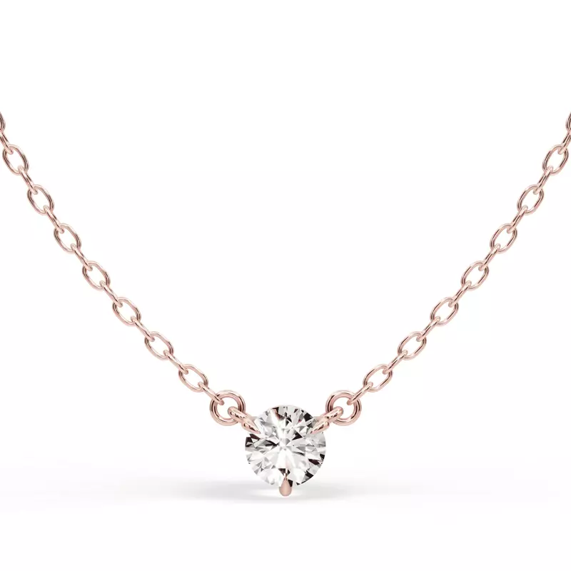 3-Prong Diamond Solitaire Necklace (1/4 ct.)