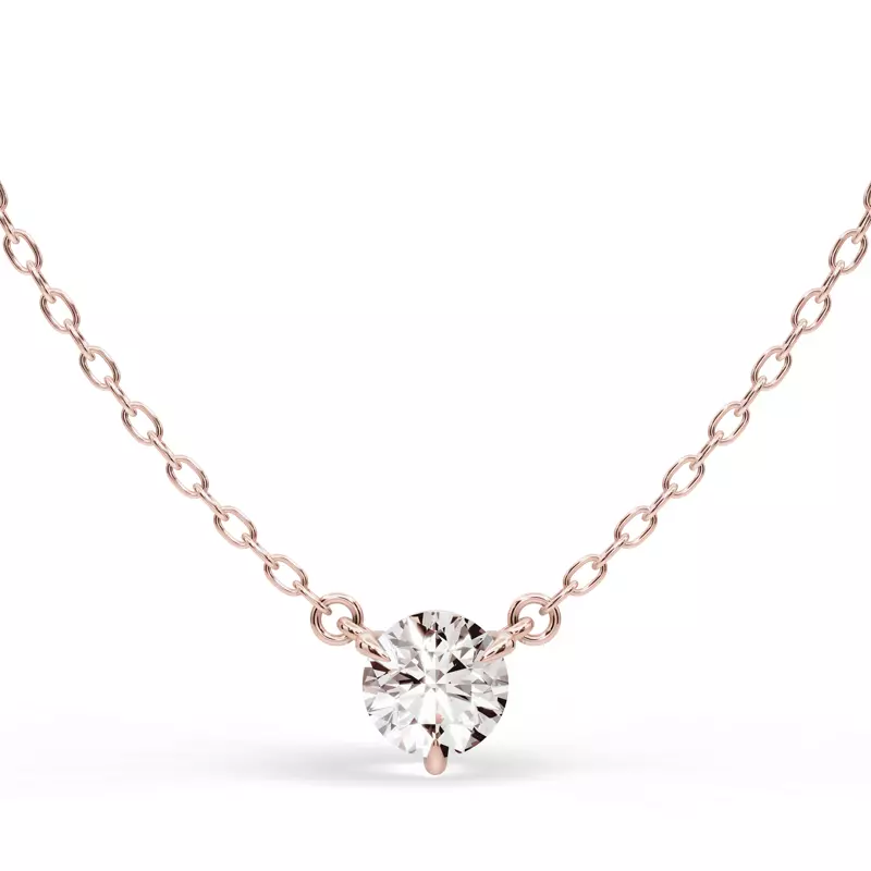 3-Prong Diamond Solitaire Pendant (1/2 ct.)
