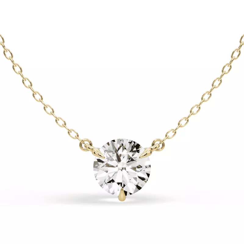 3-Prong Diamond Solitaire Pendant (2 ct.)