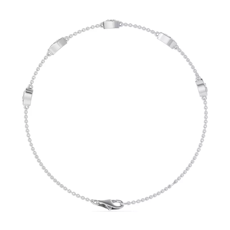 Platinum Soluna Astra Lab Diamond Bracelet