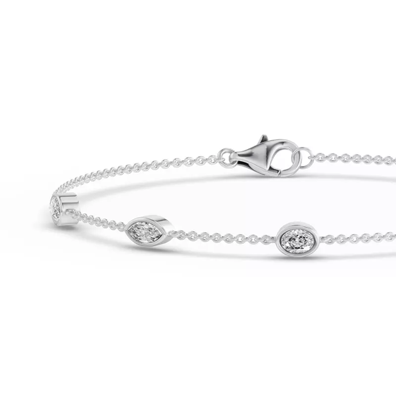 Platinum Soluna Astra Lab Diamond Bracelet