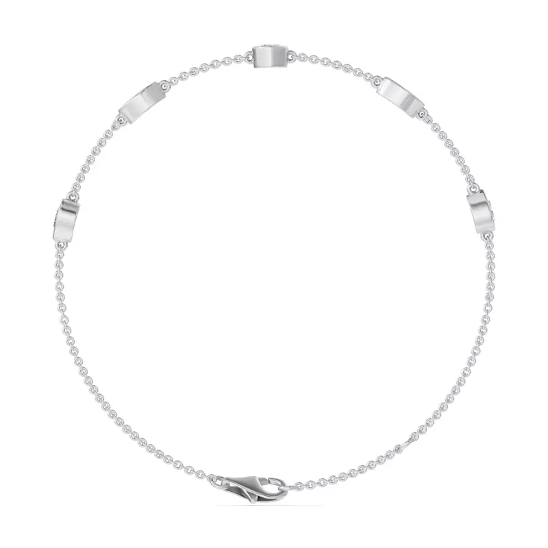 14K White Gold Soluna Celeste Bracelet Lab Diamond Bracelet