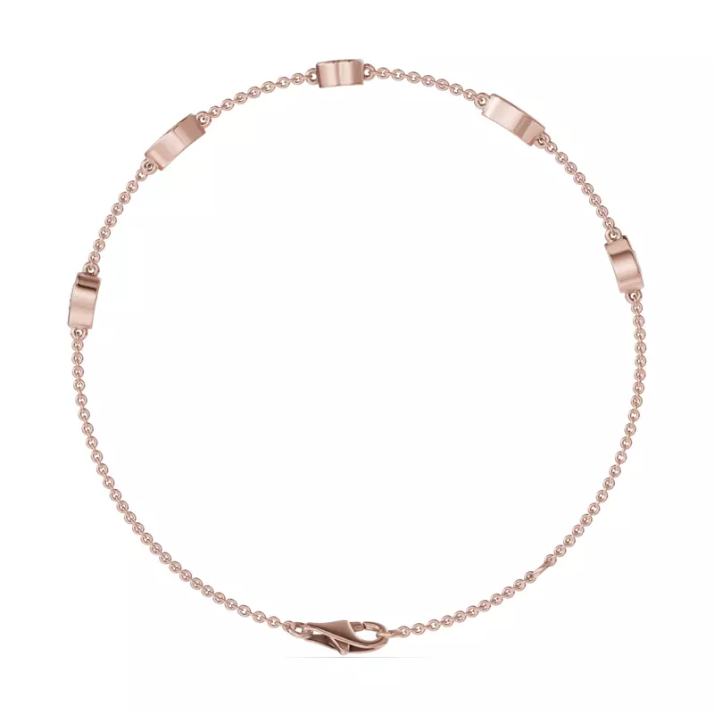 14K Rose Gold Soluna Lyria Lab Diamond Bracelet