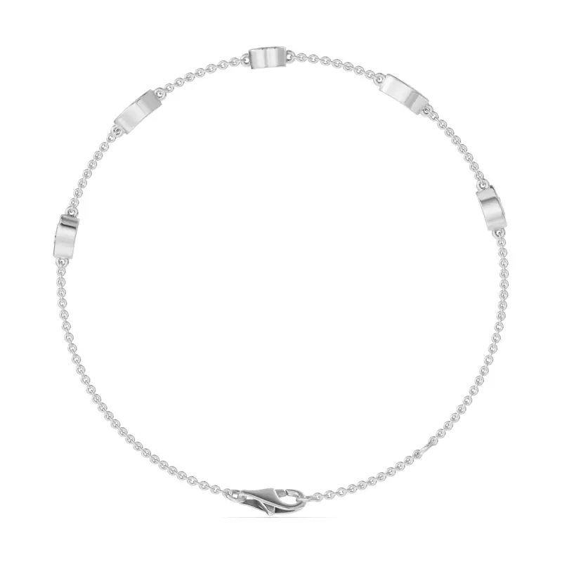 14K White Gold Soluna Lyria Lab Diamond Bracelet