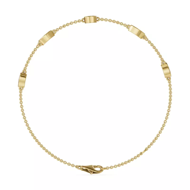 14K Yellow Gold Soluna Lyria Lab Diamond Bracelet