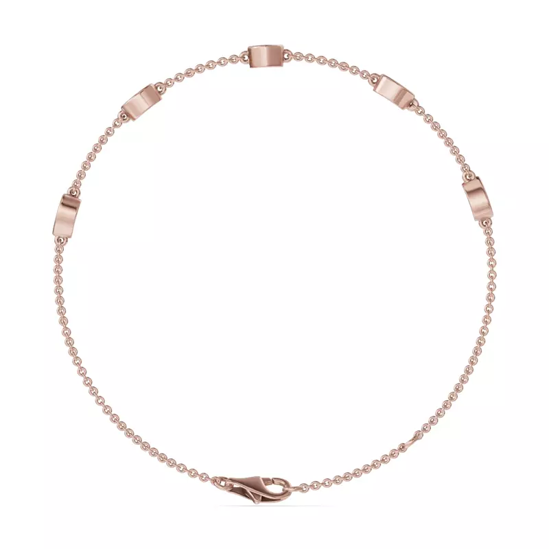 14K Rose Gold Soluna Sereno Lab Diamond Bracelet