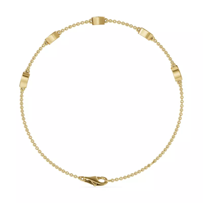 14K Yellow Gold Soluna Sereno Lab Diamond Bracelet