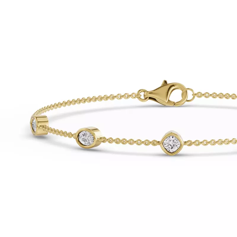 14K Yellow Gold Soluna Sereno Lab Diamond Bracelet
