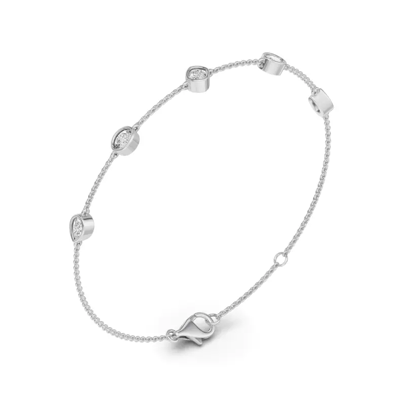 Platinum Soluna Sereno Lab Diamond Bracelet