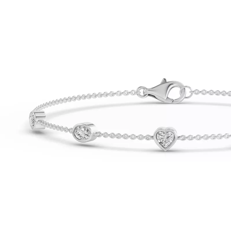 14K White Gold Soluna Alira Lab Diamond Bracelet