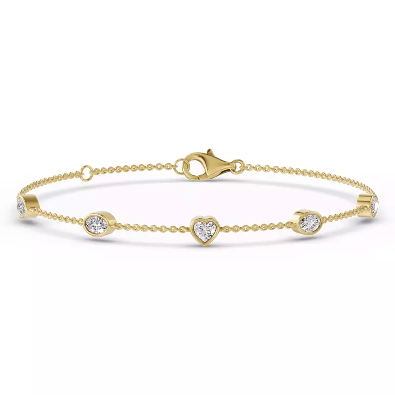 14K Yellow Gold Soluna Alira Lab Diamond Bracelet