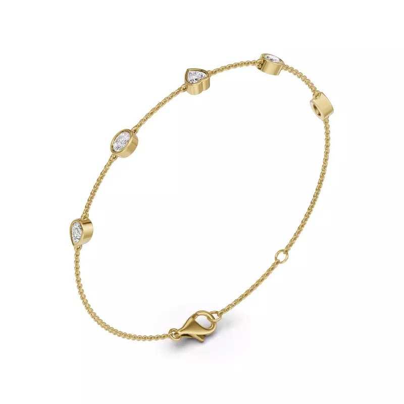 14K Yellow Gold Soluna Alira Lab Diamond Bracelet