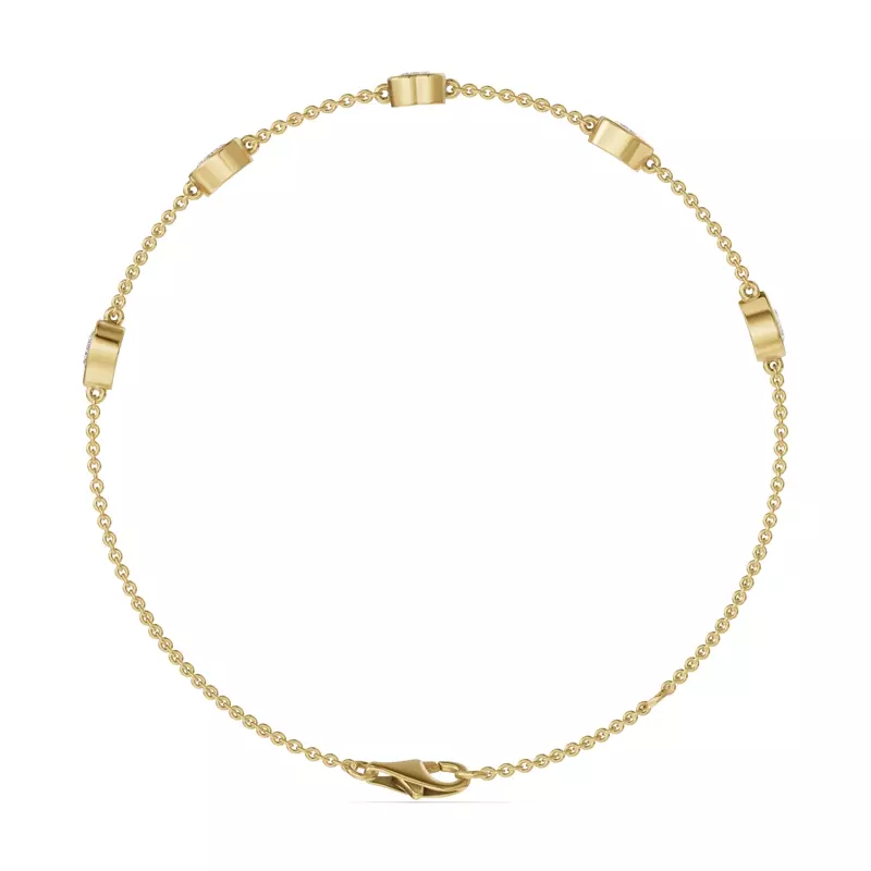 14K Yellow Gold Soluna Alira Lab Diamond Bracelet