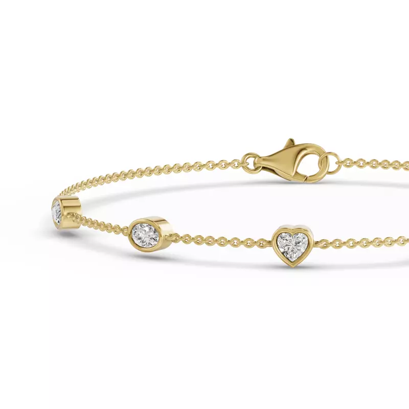 14K Yellow Gold Soluna Alira Lab Diamond Bracelet