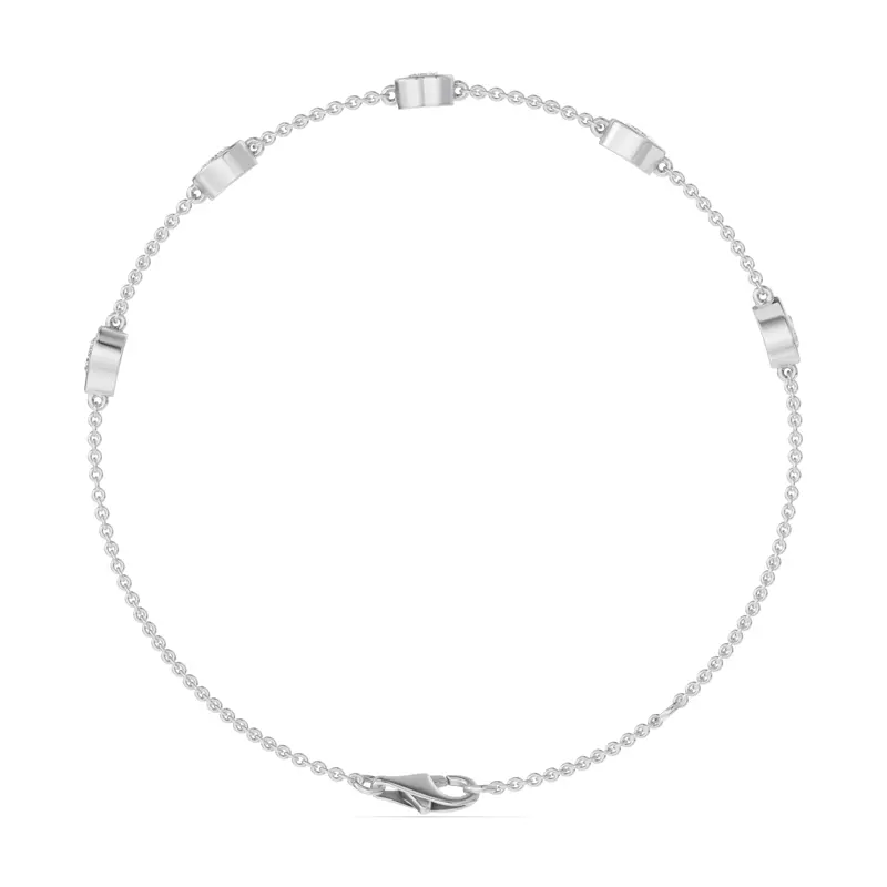 18K White Gold Soluna Alira Lab Diamond Bracelet