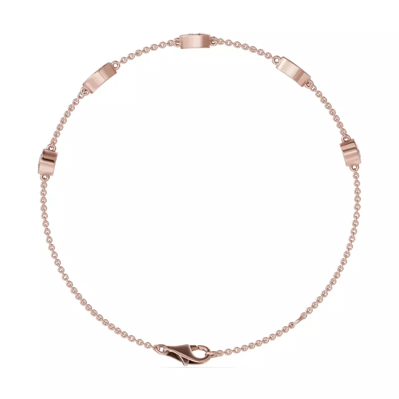 14K Rose Gold Soluna Noelle Lab Diamond Bracelet