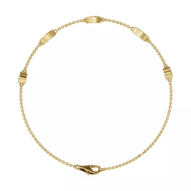 14K Yellow Gold Soluna Noelle Lab Diamond Bracelet
