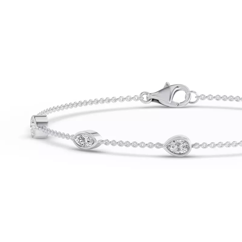 Platinum Soluna Noelle Lab Diamond Bracelet