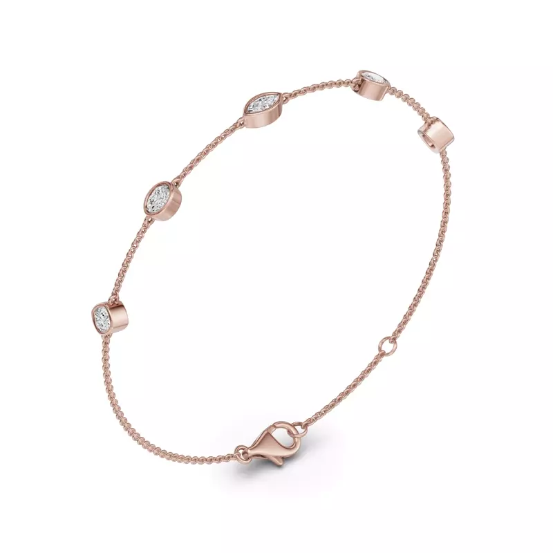 14K Rose Gold Soluna Elara Lab Diamond Bracelet