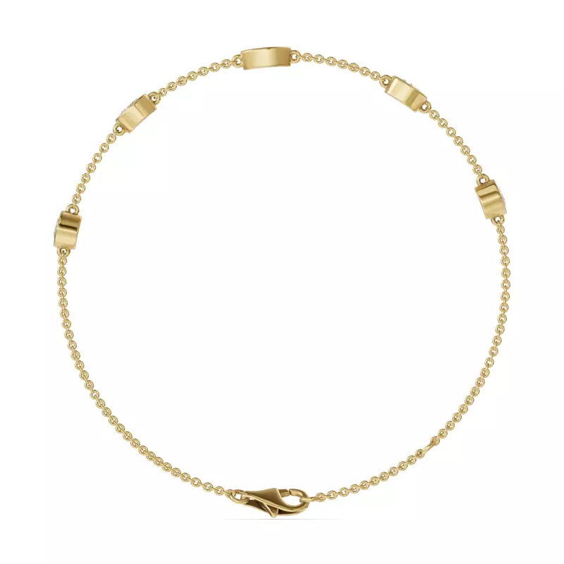 14K Yellow Gold Soluna Elara Lab Diamond Bracelet