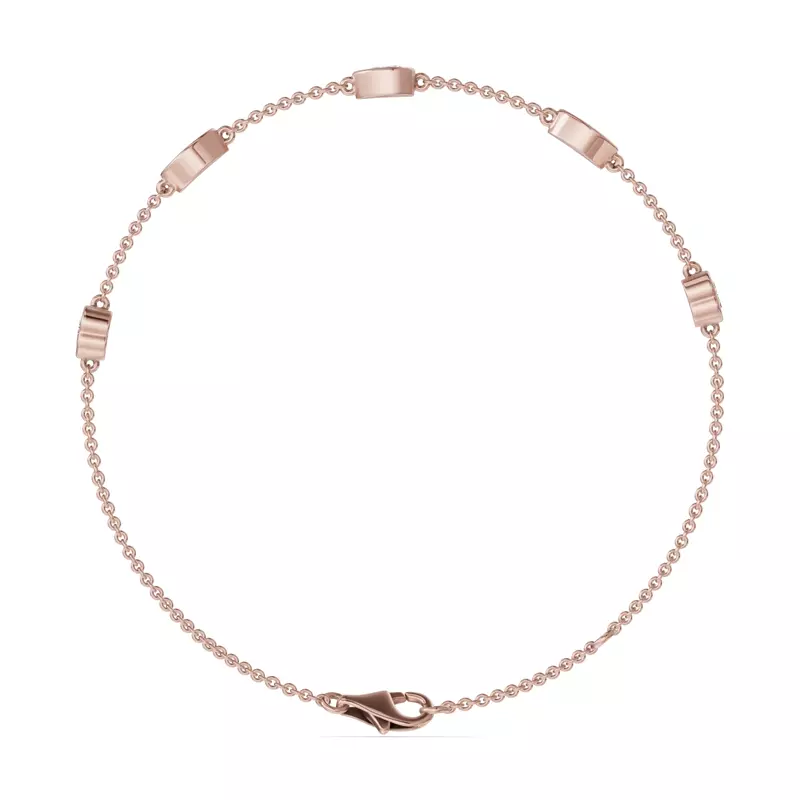 14K Rose Gold Soluna Mirelle Lab Diamond Bracelet