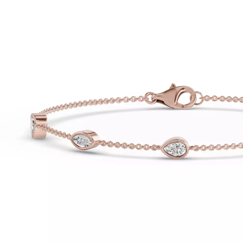 14K Rose Gold Soluna Mirelle Lab Diamond Bracelet