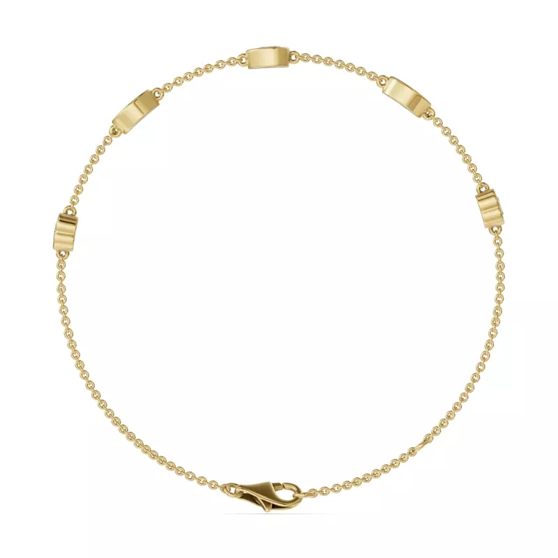 14K Yellow Gold Soluna Mirelle Lab Diamond Bracelet
