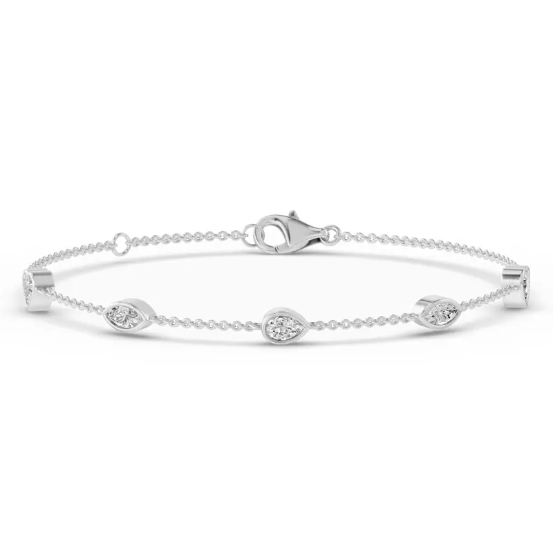Platinum Soluna Mirelle Lab Diamond Bracelet