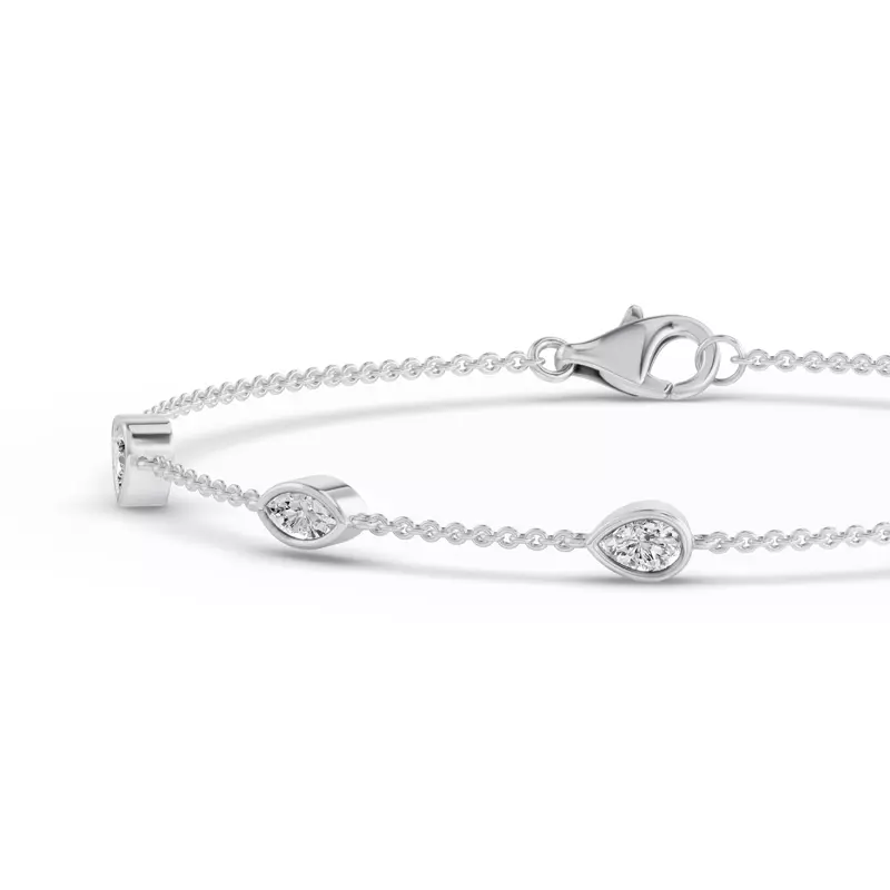 Platinum Soluna Mirelle Lab Diamond Bracelet