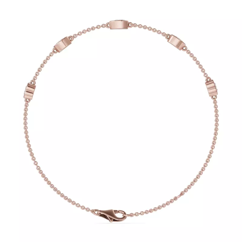 14K Rose Gold Soluna Alina Lab Diamond Bracelet