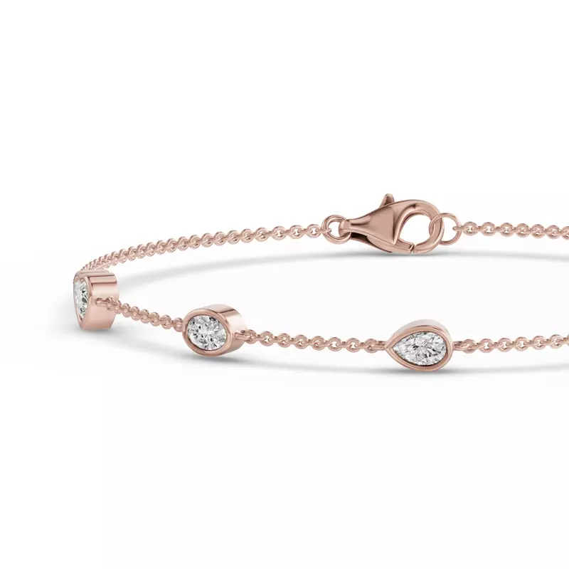 14K Rose Gold Soluna Alina Lab Diamond Bracelet