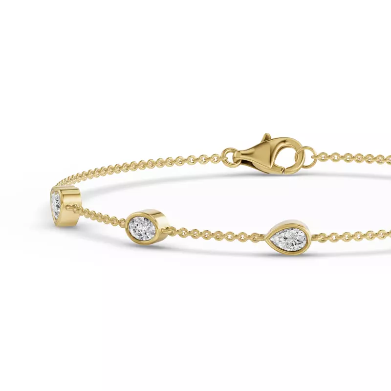 14K Yellow Gold Soluna Alina Lab Diamond Bracelet
