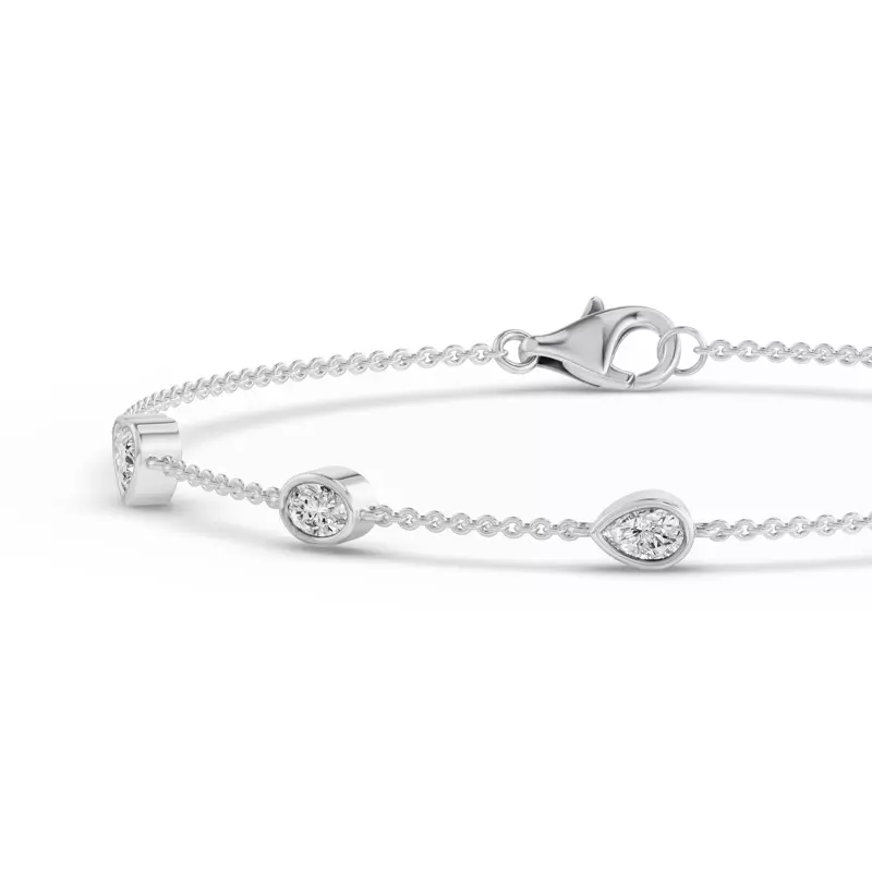 Platinum Soluna Alina Lab Diamond Bracelet