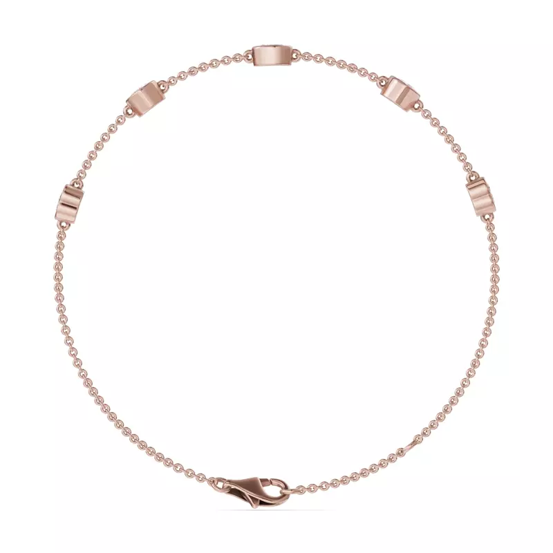 14K Rose Gold Soluna Corelle Lab Diamond Bracelet