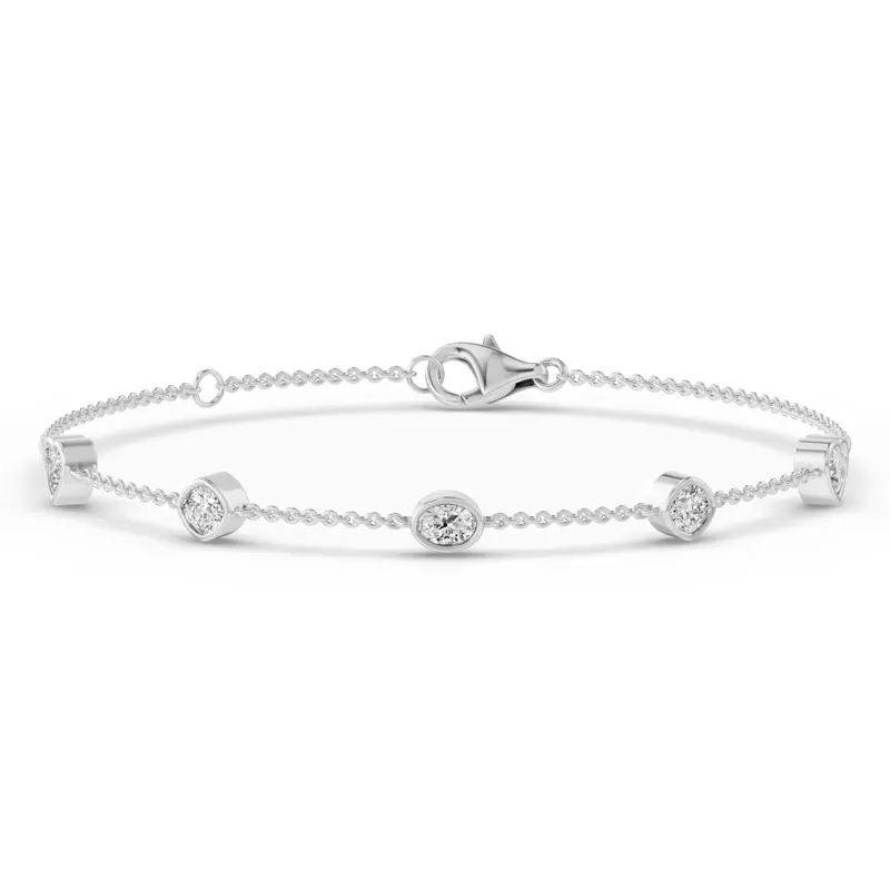 Platinum Soluna Corelle Lab Diamond Bracelet
