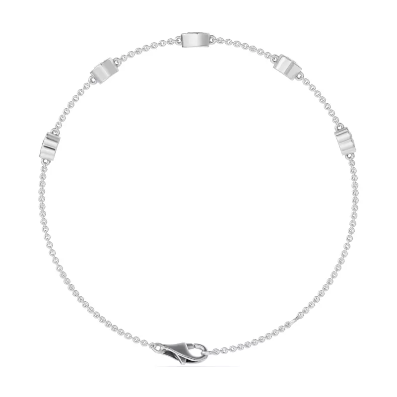 Platinum Soluna Corelle Lab Diamond Bracelet