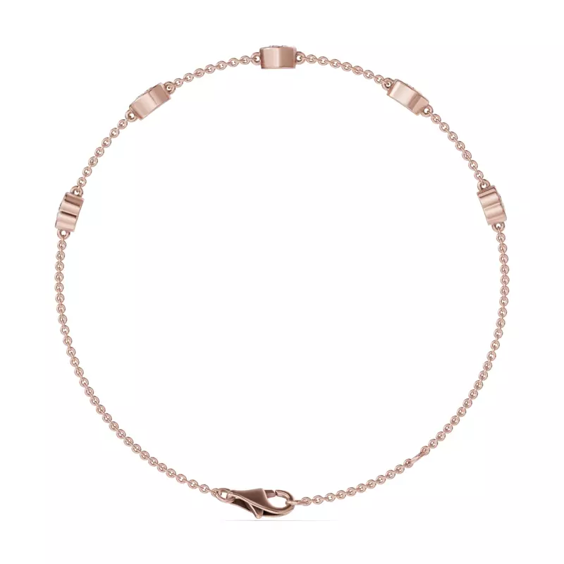 14K Rose Gold Soluna Caelia Lab Diamond Bracelet