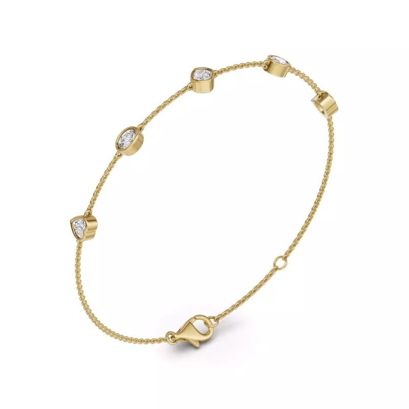 14K Yellow Gold Soluna Caelia Lab Diamond Bracelet