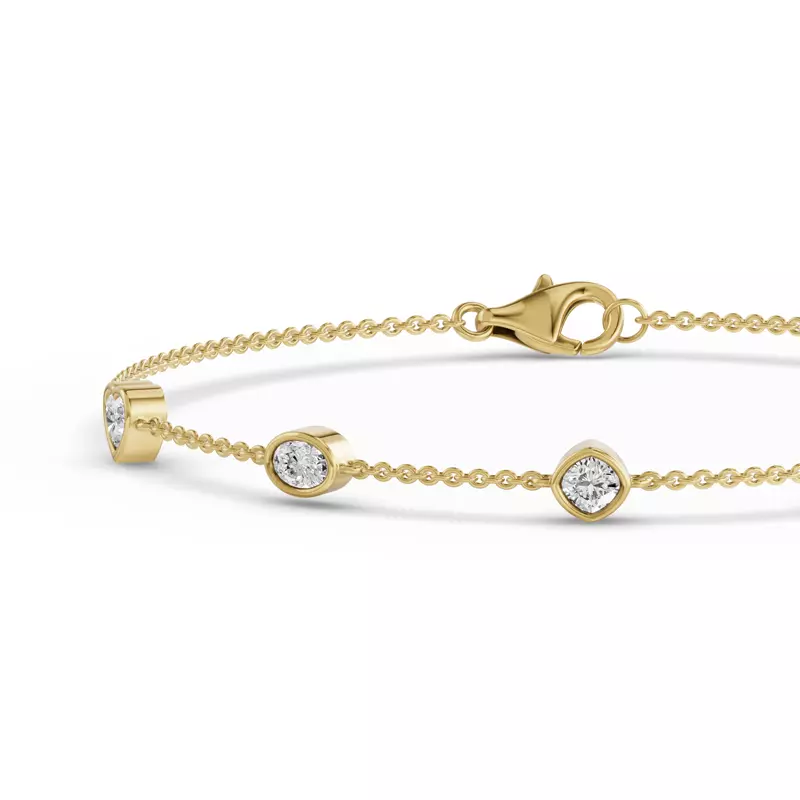 14K Yellow Gold Soluna Caelia Lab Diamond Bracelet