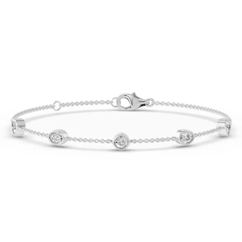 Platinum Soluna Caelia Lab Diamond Bracelet
