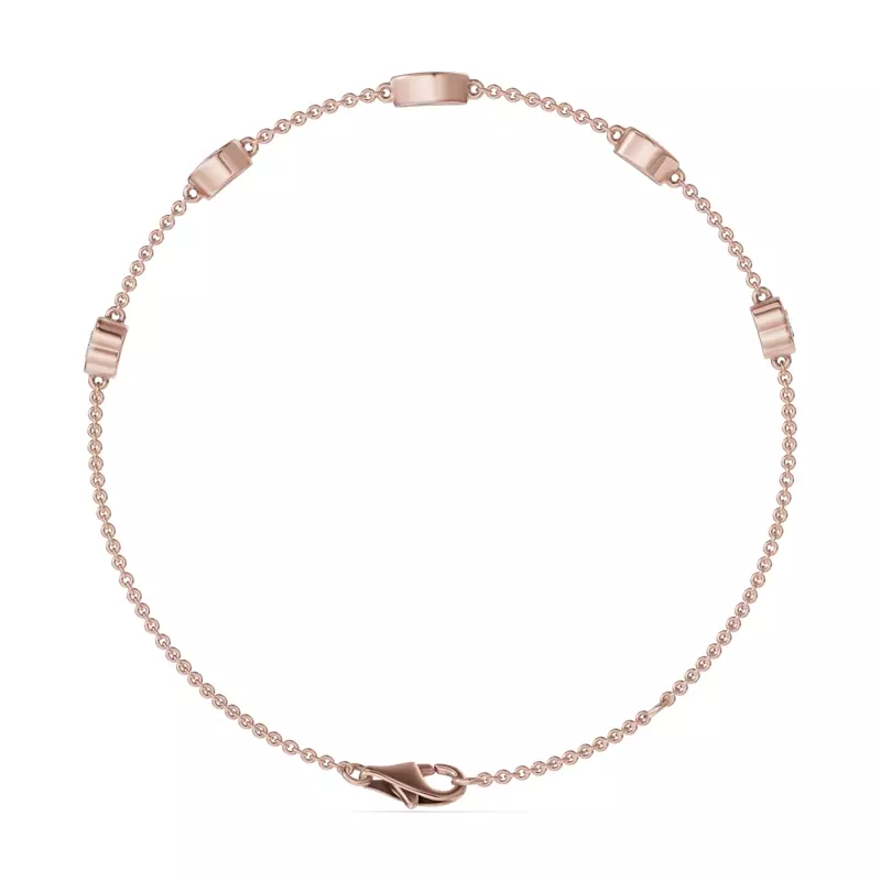 14K Rose Gold Soluna Vionne Lab Diamond Bracelet