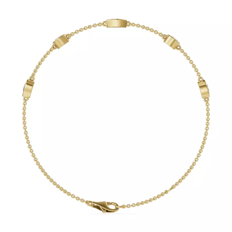 14K Yellow Gold Soluna Rising Lab Diamond Bracelet