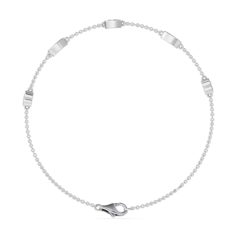 Platinum Soluna Lumira Lab Diamond Bracelet