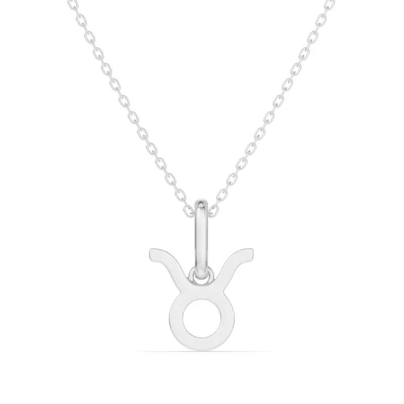 Taurus Zodiac Glyph Pendant