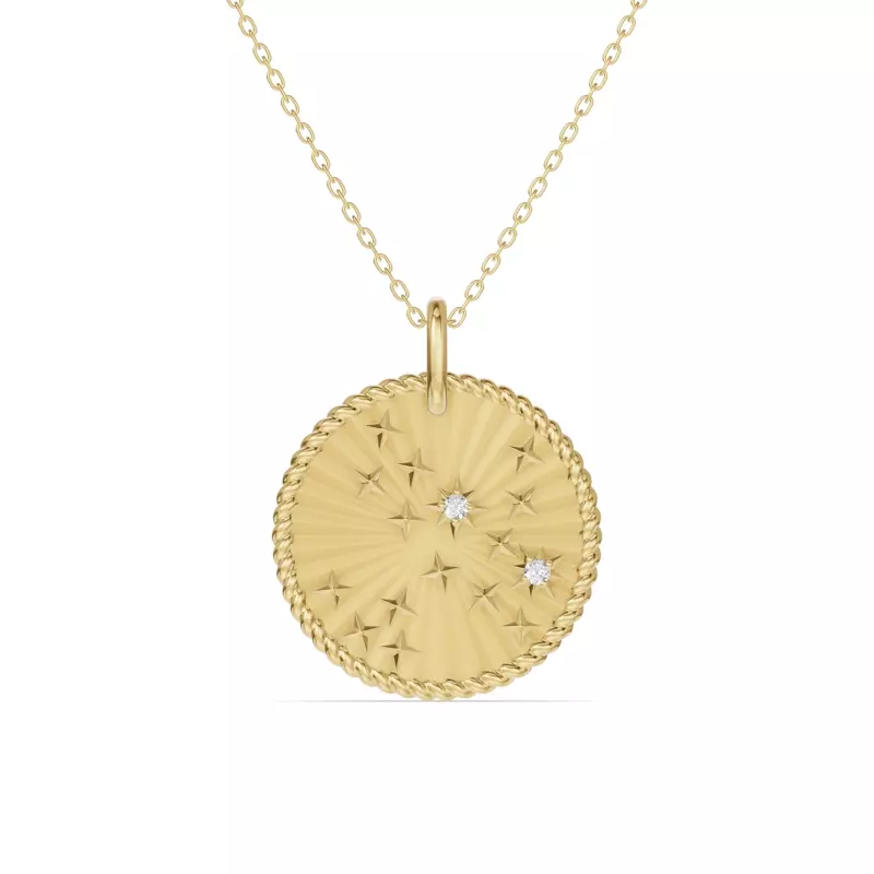 Sagittarius Celestial Zodiac Medallion Pendant