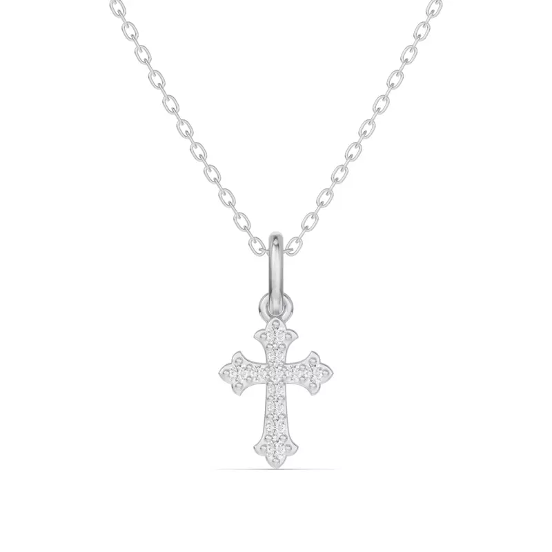 Grace Pavé Cross Pendant