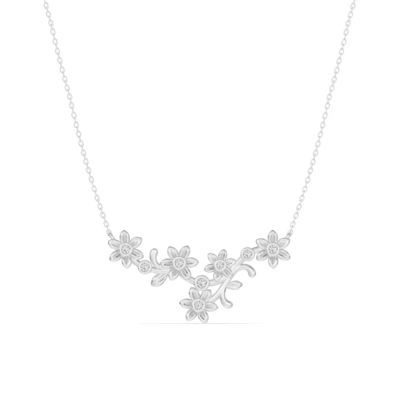 Vine Lab Diamond Necklace